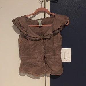 Anthropologie ruffles shirt by Odille